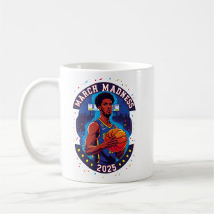 Playera de Mujer Locura de marzo Baloncesto Kaffeetasse