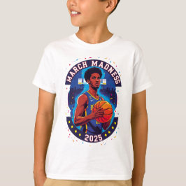 Playera de niños Locura de Marzo Baloncesto T-Shirt
