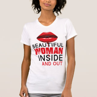 Playera de punto de jersey Beautiful Woman T-Shirt