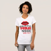Playera de punto de jersey Beautiful Woman T-Shirt (Vorne ganz)