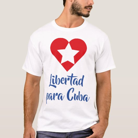 Playera Freedom for Cuba T-Shirt (Vorderseite)