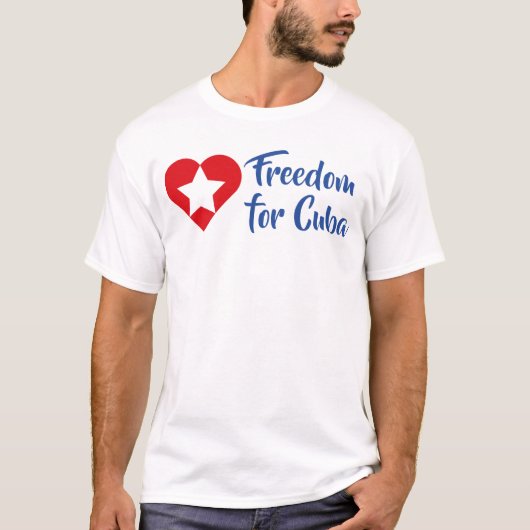 Playera Freedom for Cuba T-Shirt (Vorderseite)