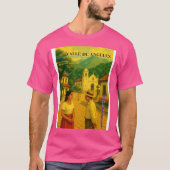 Playera  Honduras Valle de Angeles Retro poster T-Shirt (Vorderseite)