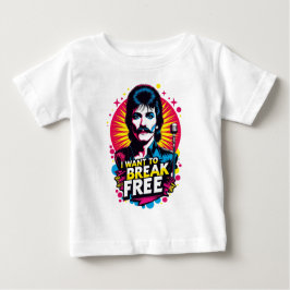 Playera I Want to Break Free Baby T-shirt