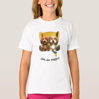 Playera Infantil para Niña “Amiguitos Peludos” T-Shirt