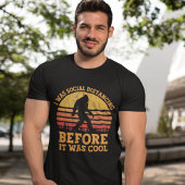 Playera It was social distancing before it was coo T-Shirt