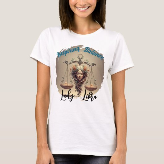 Playera Lady Libra T-Shirt (Vorderseite)