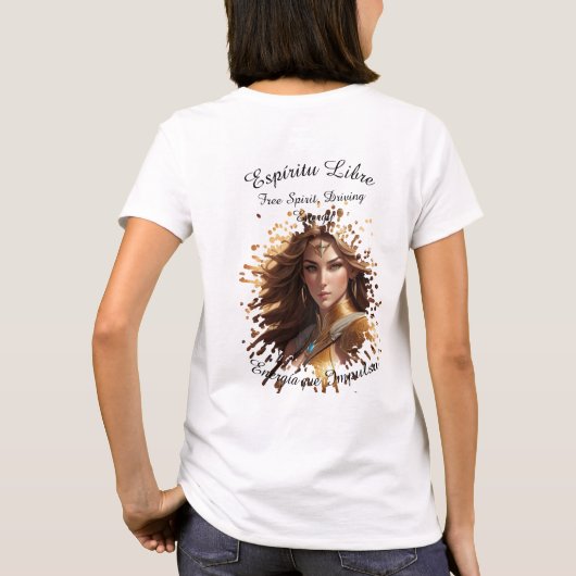 Playera Lady Sagitario T-Shirt (Rückseite)