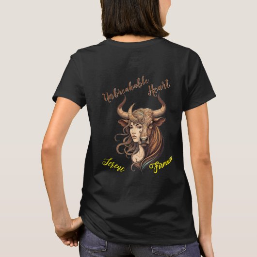 Playera Lady Tauro – Fuerza terrenal T-Shirt (Rückseite)