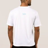 playera  ligera en blanco T-Shirt (Rückseite)