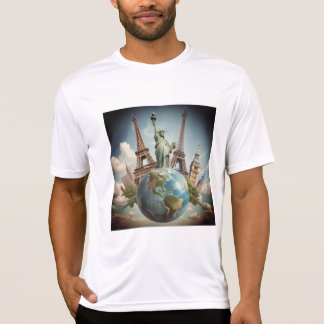 playera ligera en blanco T-Shirt