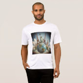 playera  ligera en blanco T-Shirt (Vorne ganz)