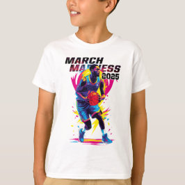 Playera Locura de Marzo Baloncesto T-Shirt