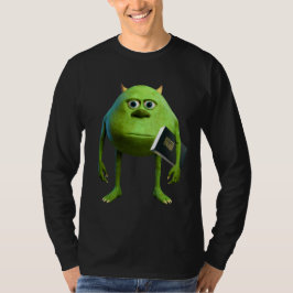 Playera Manga Larga Mike Wazowski con Biblia T-Shirt