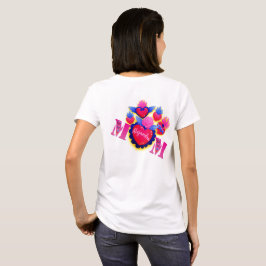Playera "MOM Corazón Mexicano" – Editable nombre T-Shirt