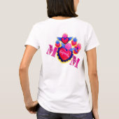 Playera "MOM Corazón Mexicano" – Editable nombre T-Shirt (Rückseite)