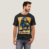 Playera monkey skater  T-Shirt (Vorne ganz)
