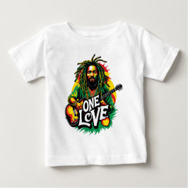 Playera One Love el Rey del Reggae Baby T-shirt