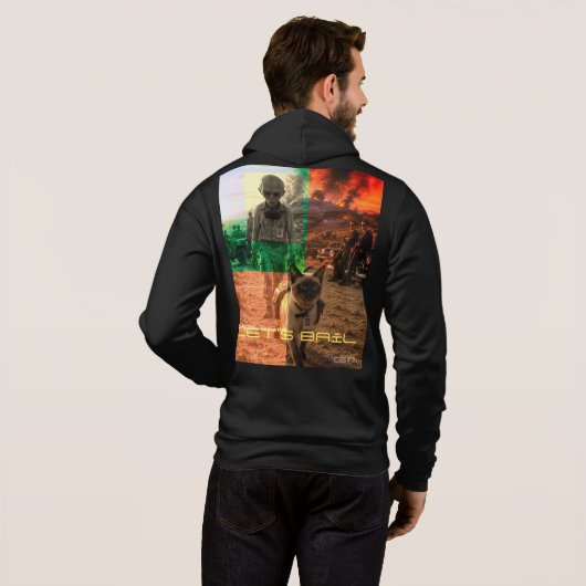 Playera Roswell Hoodie (Schwarz voll)