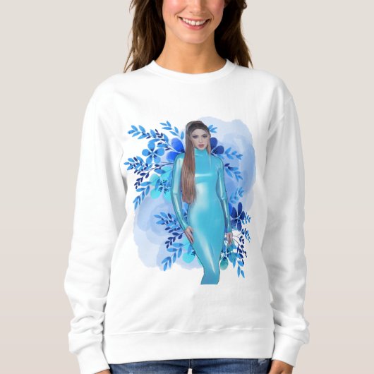 Playera Shakira Blue Sweatshirt (Vorderseite)