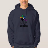 Playera vives sin drogas hoodie (Vorderseite)