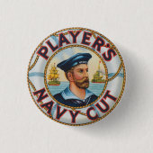 Players Navy Cut Button (Vorderseite)