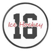 Players Nummerneihockey Eishockey Puck (Vorderseite)