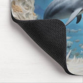 Playful 3D Dolphin Mousepad (Ecke)