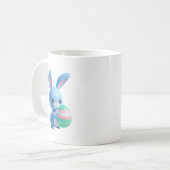 Playful 3D Ostersonne Holding a Colorful Egg Kaffeetasse (Vorderseite Links)