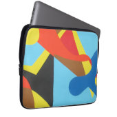 Playful Abstract Color Laptop Sleeve (Vorne Rechts)