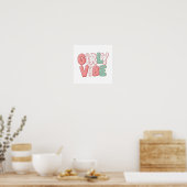 Playful and Trendy "Girly Vibe" Poster (Küche)