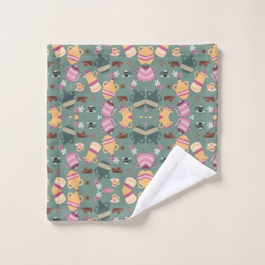 Playful and vibrant towel waschlappen (Waschlappen)