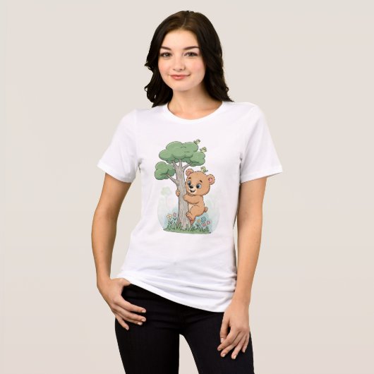Playful Baby Bear Tee (Vorderseite voll)