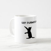 Playful birmanische Katze mit "got Birmane?" Text Kaffeetasse (Vorderseite Links)