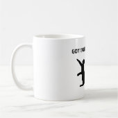 Playful birmanische Katze mit "got Birmane?" Text Kaffeetasse (Links)
