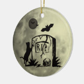 Playful Black Cat Ornament (Links)