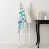 Playful Blue Green Ocean Life Design Sherpadecke (Beispiel)