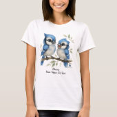 Playful Blue Jay T-Shirt (Vorderseite)