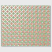 Playful Blumenmuster Eispasten CC1288 Geschenkpapier (Flach)