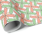 Playful Blumenmuster Eispasten CC1288 Geschenkpapier (Rolleneckpunkt)
