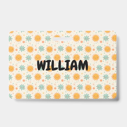 Playful Boho Sun Ausweis (Vorderseite)