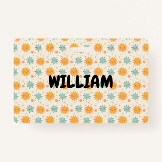 Playful Boho Sun Ausweis (Vorderseite)