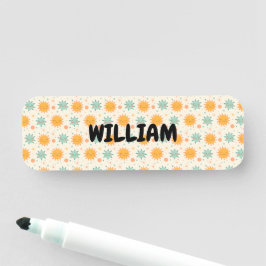 Playful Boho Sun Namensschild