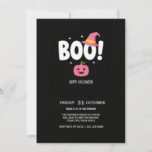 Playful BOO! Halloween-Party Einladung