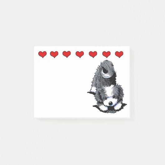 Playful Bowing Havanese Post-it Klebezettel (Vorderseite)