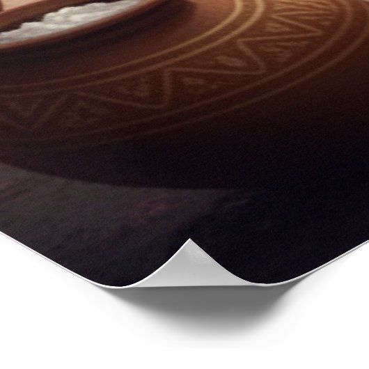 Playful Bright Bala Krishna Eating Butter Poster (Ecke)