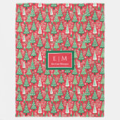 Playful bright colors watercolor preppy gift throw fleecedecke (Vorderseite)