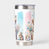 Playful Brushstroke Osterhochland Kuh 20oz Thermobecher (Links)