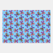 Playful Butterflies Geschenkpapier Set (Vorderseite 2)