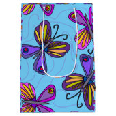 Playful Butterflies Mittlere Geschenktüte (Rückseite)
